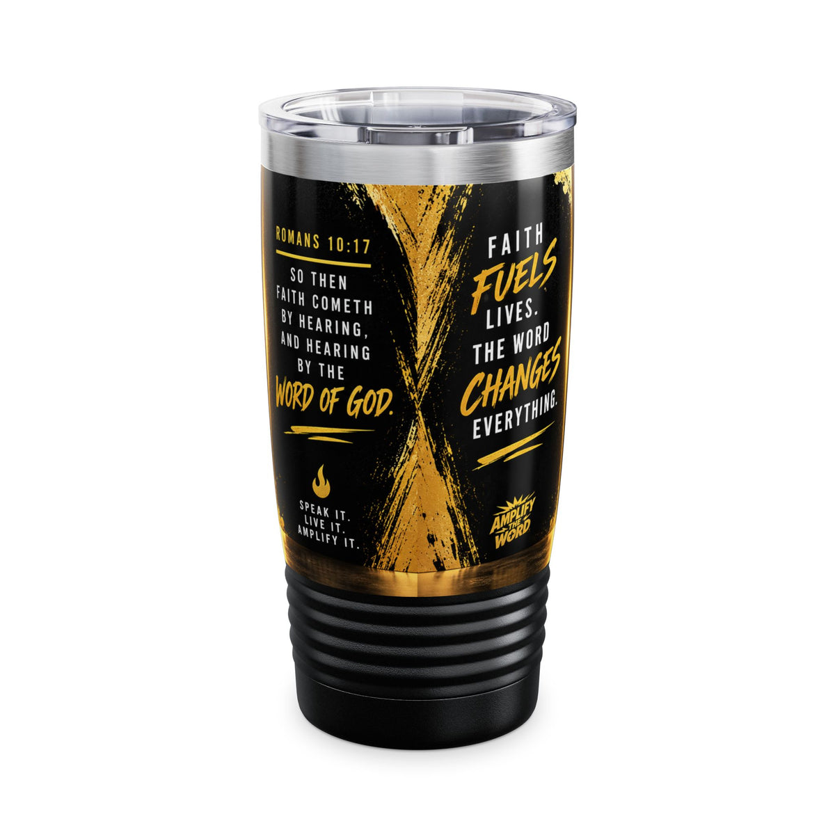 Tumbler — "Amplify the Word" 20oz Insulated Christian Travel Mug