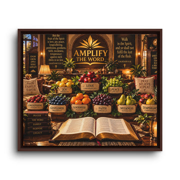 Amplify the Word Framed Canvas Wall Art