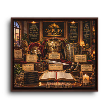 Amplify the Word Framed Canvas Wall Art