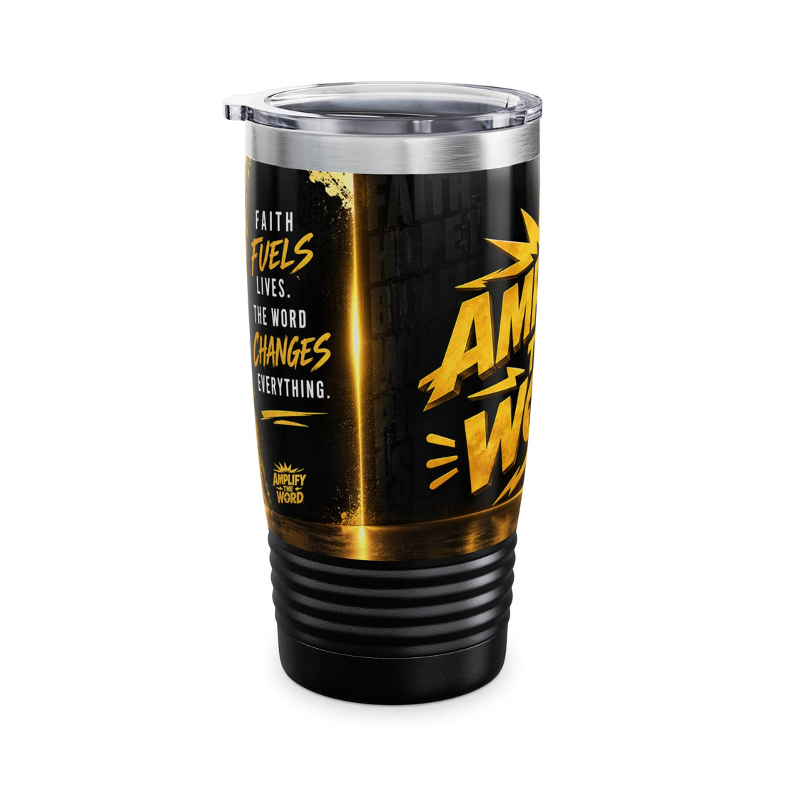 Tumbler — "Amplify the Word" 20oz Insulated Christian Travel Mug